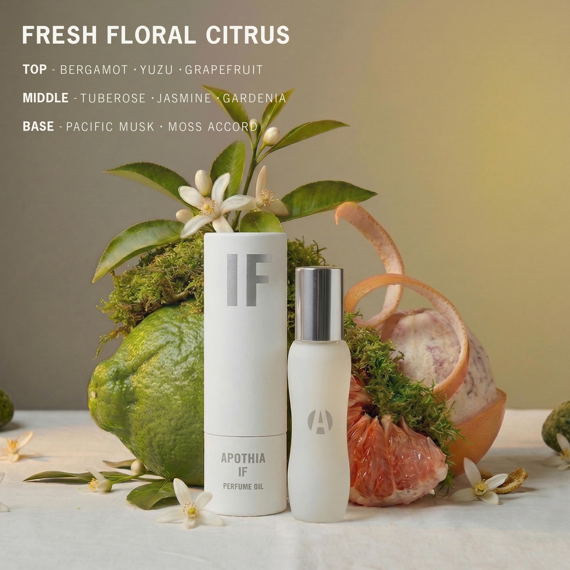 Amazon.com : APOTHIA Perfume Oil Roll-On | IF | Bergamot, Gardenia